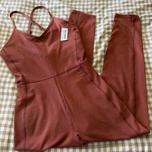 Old Navy Yoga Rust Jumpsuit